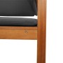 Silla de Jardín Esquinera con Cojines de Madera Sólida de Acacia by , Modular outdoor sofas - Ref: Foro24-4107159, Price: 94,...