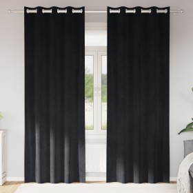 Cortinas Blackout con Ojetes 2 pcs de Terciopelo