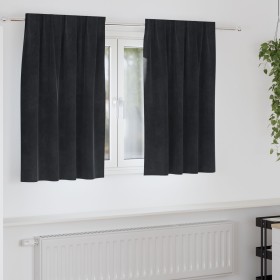 Cortinas Opacas con Cinta Superior 2 pcs de