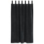 Cortinas Blackout  con lazos de suspensión 2 pcs de terciopelo negro | Foro24.es | Tu tienda online para hogar, jardín y más Foro24.es