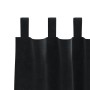 Cortinas Blackout  con lazos de suspensión 2 pcs de terciopelo negro | Foro24.es | Tu tienda online para hogar, jardín y más Foro24.es
