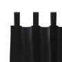 Cortinas Opacas  con Laços 2 pcs de Terciopelo Negro | Foro24.es | Tu tienda online para hogar, jardín y más Foro24.es