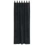 Cortinas Opacas con Lazos de Colgar 2 pcs Terciopelo Negro by , Curtains and curtains - Ref: Foro24-4107177, Price: 37,96 €, ...