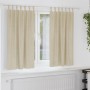 Cortinas Opacas  con Lazos 2 pcs de Terciopelo Crema | Foro24.es | Tu tienda online para hogar, jardín y más Foro24.es