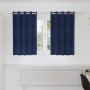 Cortinas opacas  con ojales 2 pcs de terciopelo azul oscuro | Foro24.es | Tu tienda online para hogar, jardín y más Foro24.es