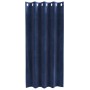 Cortinas Opacas  con Ojetes 2 pcs de Terciopelo Azul Oscuro | Foro24.es | Tu tienda online para hogar, jardín y más Foro24.es