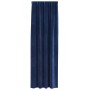 Cortinas Opacas  con Cinta Superior 2 pcs de Terciopelo Azul Oscuro | Foro24.es | Tu tienda online para hogar, jardín y más Foro24.es
