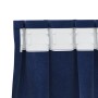Cortinas Opacas  con Cinta Superior 2 pcs de Terciopelo Azul Oscuro | Foro24.es | Tu tienda online para hogar, jardín y más Foro24.es