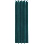 Cortinas Opacas  con Ojales 2 pcs Verde Oscuro de Terciopelo | Foro24.es | Tu tienda online para hogar, jardín y más Foro24.es