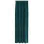 Cortinas Opacas  con cinta superior 2 pcs de terciopelo verde oscuro | Foro24.es | Tu tienda online para hogar, jardín y más Foro24.es