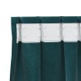 Cortinas Opacas con Cinta Superior 2 pcs Verde Oscuro Terciopelo by , Curtains and curtains - Ref: Foro24-4107216, Price: 35,...