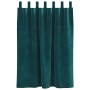 Cortinas opacas  con lazos colgantes 2 pcs de terciopelo verde oscuro | Foro24.es | Tu tienda online para hogar, jardín y más Foro24.es