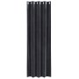 Cortinas Blackout  con Ojales 2 pcs Gris Oscuro Terciopelo | Foro24.es | Tu tienda online para hogar, jardín y más Foro24.es