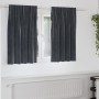 Cortinas Opacas  con Cinta Superior 2 pcs Gris Oscuro Terciopelo | Foro24.es | Tu tienda online para hogar, jardín y más Foro24.es