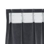 Cortinas Blackout  con cintas superiores 2 pcs de terciopelo gris oscuro | Foro24.es | Tu tienda online para hogar, jardín y más Foro24.es