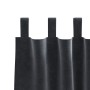 Cortinas Blackout  con lazos de colgar 2 pcs gris oscuro de terciopelo | Foro24.es | Tu tienda online para hogar, jardín y más Foro24.es
