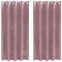 Cortinas Opacas con Ojales 2 pcs de Terciopelo Rosa Oscuro von , Vorhänge und Gardinen - Ref: Foro24-4107239, Preis: 30,79 €,...