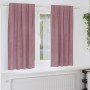 Cortinas opacas con cinta superior 2 piezas de terciopelo rosa oscuro by , Curtains and curtains - Ref: Foro24-4107244, Price...