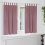 Cortinas Blackout con lazos colgantes, 2 pcs de terciopelo rosa oscuro by , Curtains and curtains - Ref: Foro24-4107249, Pric...