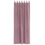 Cortinas Opacas  con Lazos Colgantes 2 pcs Rosa Oscuro Terciopelo | Foro24.es | Tu tienda online para hogar, jardín y más Foro24.es