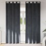 Cortinas Opacas con Ojales 2 unidades Gris Claro Terciopelo by , Curtains and curtains - Ref: Foro24-4107257, Price: 37,63 €,...