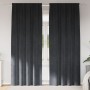 Cortinas Blackout de  con cinta superior 2 pcs Velvet Gris Claro | Foro24.es | Tu tienda online para hogar, jardín y más Foro24.es