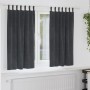 Cortinas Opacas con Lazos de Colgar 2 pcs de Terciopelo Gris Claro von , Vorhänge und Gardinen - Ref: Foro24-4107264, Preis: ...