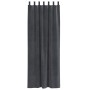 Cortinas Opacas  con lazos colgantes 2 pcs de terciopelo gris claro | Foro24.es | Tu tienda online para hogar, jardín y más Foro24.es