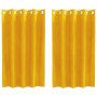 Cortinas Opacas de  con Ojales 2 pcs Amarillo Mostaza Terciopelo | Foro24.es | Tu tienda online para hogar, jardín y más Foro24.es
