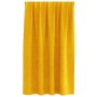 Cortinas Opacas  con cinta superior 2 piezas Amarillo Mostaza Terciopelo | Foro24.es | Tu tienda online para hogar, jardín y más Foro24.es