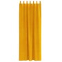 Cortinas opacas  con lazos de colgar 2 pcs Amarillo Mostaza Terciopelo | Foro24.es | Tu tienda online para hogar, jardín y más Foro24.es