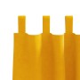 Cortinas opacas  con lazos de colgar 2 pcs Amarillo Mostaza Terciopelo | Foro24.es | Tu tienda online para hogar, jardín y más Foro24.es