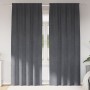 Cortinas Opacas  con Cinta Superior 2 pcs de Terciopelo Gris Claro | Foro24.es | Tu tienda online para hogar, jardín y más Foro24.es