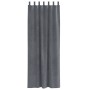 Cortinas Blackout  con lazos colgantes 2 pcs de terciopelo gris claro | Foro24.es | Tu tienda online para hogar, jardín y más Foro24.es