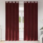 Cortinas Blackout de  con Ojales 2 pcs Rojo Vino Terciopelo | Foro24.es | Tu tienda online para hogar, jardín y más Foro24.es