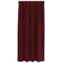 Cortinas opacas con cinta en la parte superior 2 pcs Rojo vino de terciopelo by , Curtains and curtains - Ref: Foro24-4107304...