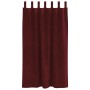 Cortinas Opacas  con Lazos de Colgado 2 pcs Rojo Vino Terciopelo | Foro24.es | Tu tienda online para hogar, jardín y más Foro24.es