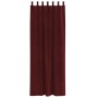 Cortinas Opacas  con Lazos de Colgado 2 pcs Rojo Vino Terciopelo | Foro24.es | Tu tienda online para hogar, jardín y más Foro24.es