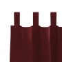 Cortinas Opacas  con Lazos de Colgado 2 pcs Rojo Vino Terciopelo | Foro24.es | Tu tienda online para hogar, jardín y más Foro24.es