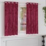 Cortinas de 2 piezas con Ojales Rojo Vino 175x140 cm | Foro24.es | Tu tienda online para hogar, jardín y más Foro24.es