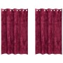 Cortinas de 2 piezas con Ojales Rojo Vino 175x140 cm | Foro24.es | Tu tienda online para hogar, jardín y más Foro24.es