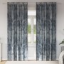 Cortinas de Terciopelo 2 pcs con Ojales Gris Plata 225x140 cm | Foro24.es | Tu tienda online para hogar, jardín y más Foro24.es