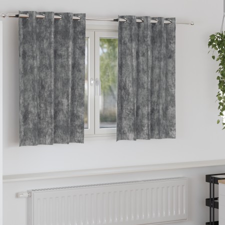 Cortinas 2 pcs con Ojales Grises 140x140 cm | Foro24.es | Tu tienda online para hogar, jardín y más Foro24.es