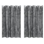 Cortinas 2 pcs con Ojales Gris 175x140 cm | Foro24.es | Tu tienda online para hogar, jardín y más Foro24.es