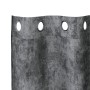 Cortinas de Terciopelo 2 pcs con Ojales Grises 245x140 cm | Foro24.es | Tu tienda online para hogar, jardín y más Foro24.es