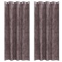 Cortinas 2 pcs con Ojales Marrón 225x140 cm | Foro24.es | Tu tienda online para hogar, jardín y más Foro24.es