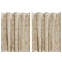 Cortinas de 2 Piezas con Ojales Color Crema 140x140 cm | Foro24.es | Tu tienda online para hogar, jardín y más Foro24.es