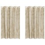 Cortinas de Terciopelo 2 pcs con Ojales Crema 175x140 cm | Foro24.es | Tu tienda online para hogar, jardín y más Foro24.es