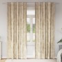 Cortinas de Terciopelo 2 pcs con Ojales Crema 245x140 cm | Foro24.es | Tu tienda online para hogar, jardín y más Foro24.es