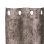 Cortinas de Terciopelo 2 pcs con Ojales Cappuccino 140x140 cm | Foro24.es | Tu tienda online para hogar, jardín y más Foro24.es